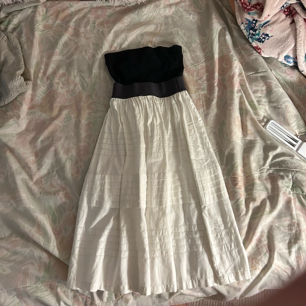 brand-theory size-0/small black and white dress